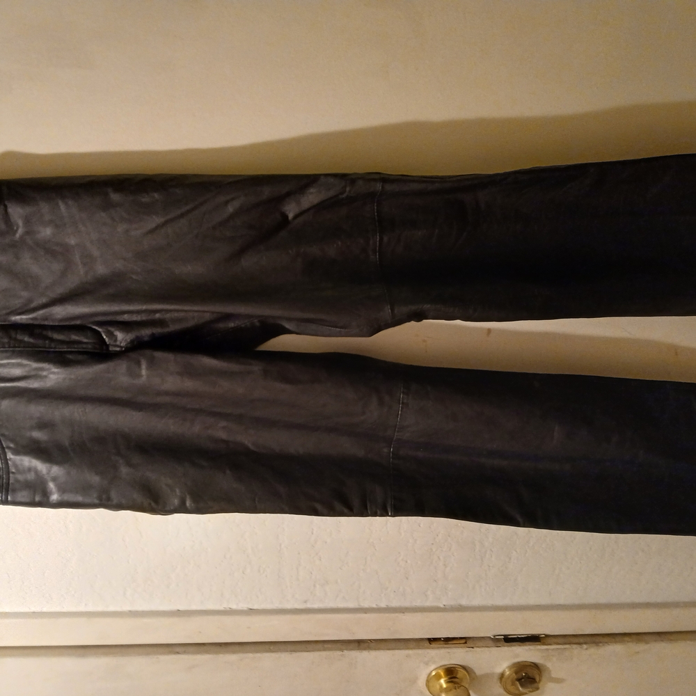 Black Leather Pants